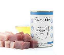 Gussto Cat Fresh Turkey with Tuna (Świeży Indyk + Tuńczyk) - 6 x 400g