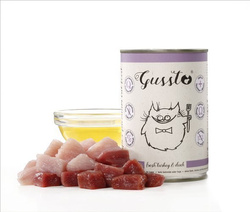 Gussto Cat Fresh Turkey & Duck (indyk + Kaczka) 400g