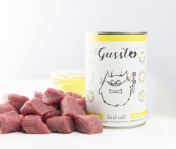 Gussto Cat Fresh Calf (Cielęcina) - 6 x 400g