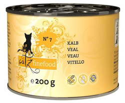 Catz Finefood Classic N.7 - Mokra karma dla kota (Wołowina + Cielęcina) 200g