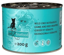 Catz Finefood Classic N.21 (Dziczyzna + Karmazyn) 200g