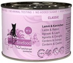 Catz Finefood Classic N.11 - Mokra karma dla kota (Jagnięcina + Królik) 200g