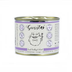 Gussto Cat Fresh Turkey & Duck (indyk + Kaczka) - 6 x 200g