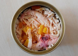 Moonlight Dinner Nr 5 (Kurczak z warzywami + kałamarnica w sosie własnym) 8 x 80g