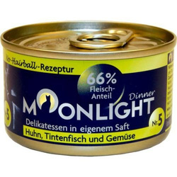 Moonlight Dinner Nr 5 (Kurczak z warzywami + kałamarnica w sosie własnym) 8 x 80g