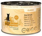Catz Finefood Classic N.7 - Mokra karma dla kota (Wołowina + Cielęcina) 200g