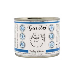 Gussto Cat Fresh Turkey with Tuna (Świeży Indyk + Tuńczyk) - 6 x 200g