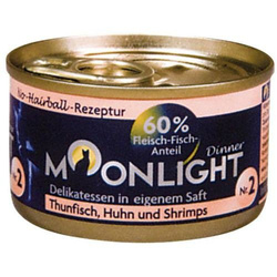 Moonlight Dinner Nr 2 (Tuńczyk + kurczak + krewetki w sosie własnym) 8 x 80g