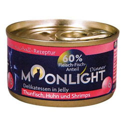 Moonlight Dinner Nr 6 (Tuńczyk + kurczak + krewetki w galarecie) 8 x 80g