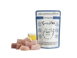 Gussto Cat Fresh Turkey with Tuna (Świeży Indyk + Tuńczyk) - 8 x 85g