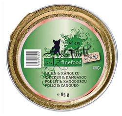 Catz Finefood N.415 (Kurczak + Kangur), tacka 85g