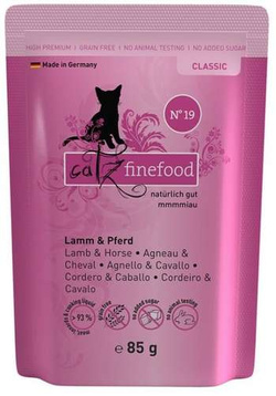 Catz Finefood Classic N.19 (Jagnięcina + Konina) 85g