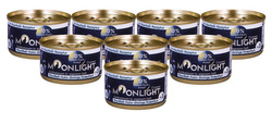 Moonlight Dinner Nr 3 (Tuńczyk + kurczak + krewetki + kałamarnica w sosie własnym) 8 x 80g