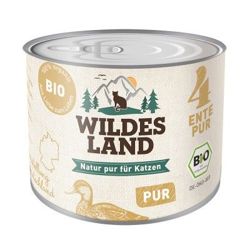 Wildes Land Cat Bio Ente mit Lachsöl (Kaczka PUR) 200g