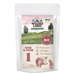 Wildes Land Cat Bio Nr 1 (Wołowina + Kurczak) 85g